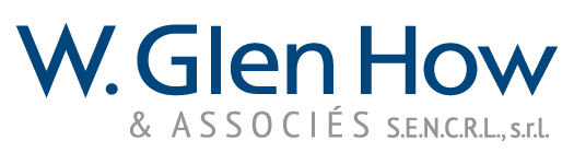 Image of the W Glen How & Associates LLP logo in French